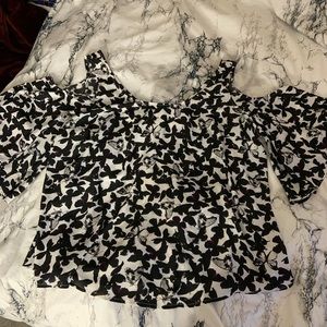 Torrid Cold Shoulder Blouse